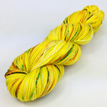 Knitcircus Yarns: Pineapple Under the Sea Speckled Handpaint Skeins, dyed to order yarn