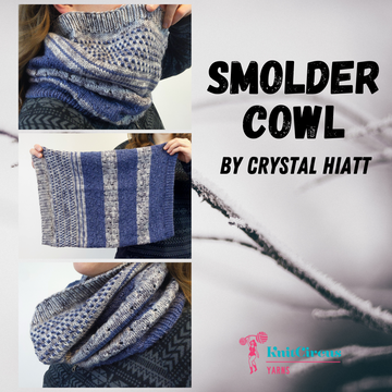 Smolder Cowl Yarn Pack, pattern not included, ready to ship