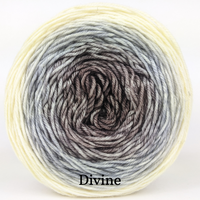 Knitcircus Yarns: The Lonely Mountain Panoramic Gradient, dyed to order yarn