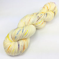 Knitcircus Yarns: Busy Bee 100g Speckled Handpaint skein, Breathtaking BFL, ready to ship yarn