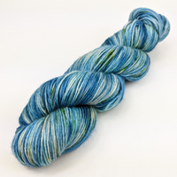 Knitcircus Yarns: Cliffs of Moher 100g Speckled Handpaint skein, Breathtaking BFL, ready to ship yarn