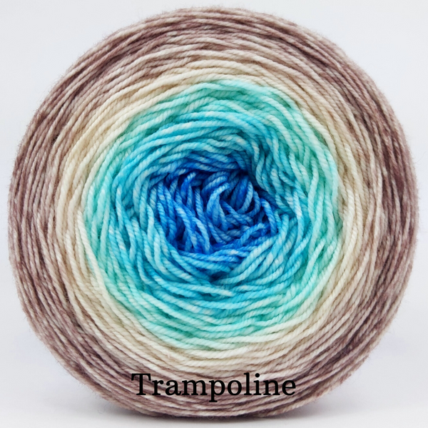 Knitcircus Yarns: Sand Castle Panoramic Gradient, dyed to order yarn