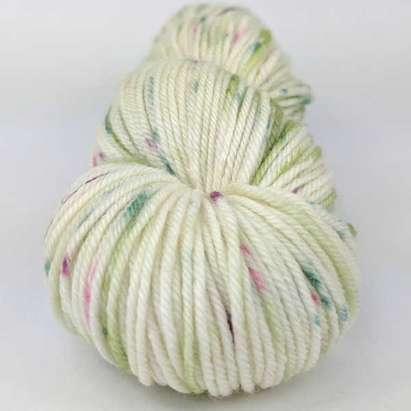 Knitcircus Yarns: Sleigh Ride 100g Speckled Handpaint skein, Divine, ready to ship yarn