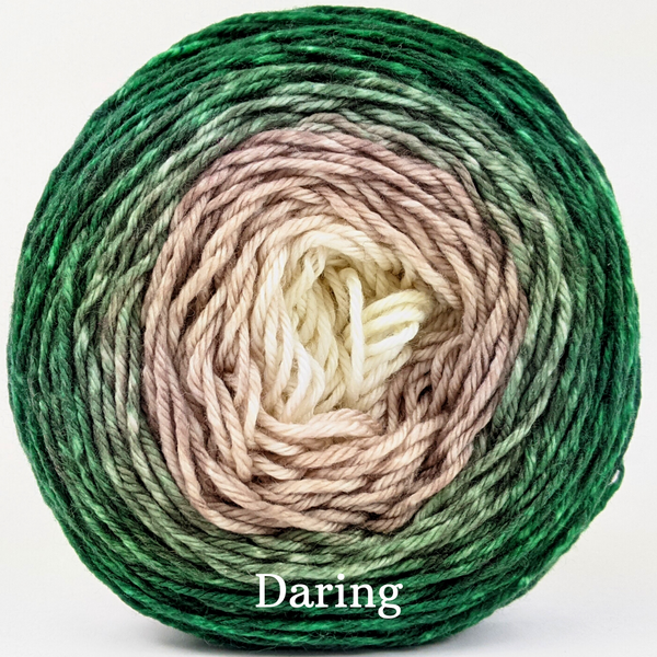 Knitcircus Yarns: Let It Snow Panoramic Gradient, dyed to order yarn