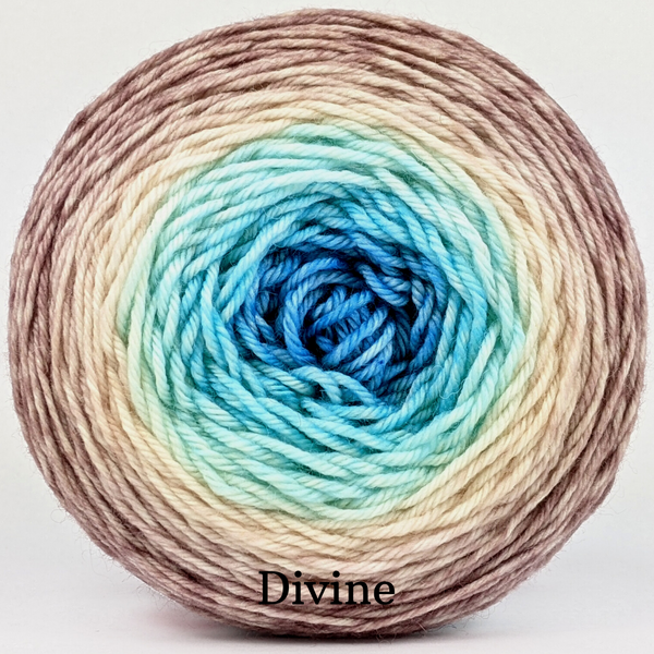 Knitcircus Yarns: Sand Castle Panoramic Gradient, dyed to order yarn
