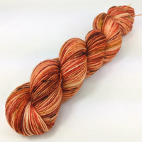 Knitcircus Yarns: The Great Pumpkin 100g Speckled Handpaint skein, Breathtaking BFL, ready to ship yarn