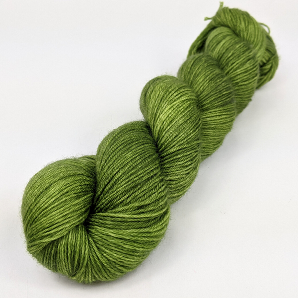 Knitcircus Yarns: In a Pickle 100g Kettle-Dyed Semi-Solid skein, Breathtaking BFL, ready to ship yarn