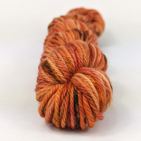 Knitcircus Yarns: The Great Pumpkin 50g Speckled Handpaint skein, Ringmaster, ready to ship yarn