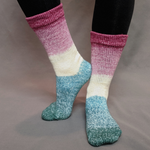 Knitcircus Yarns: Jingle Bells Panoramic Gradient Matching Socks Set (medium), Greatest of Ease, ready to ship yarn
