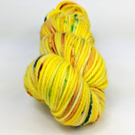 Knitcircus Yarns: Pineapple Under the Sea 100g Speckled Handpaint skein, Ringmaster, ready to ship yarn