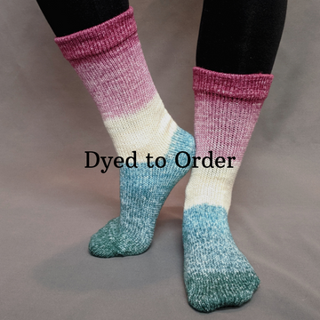 Knitcircus Yarns: Jingle Bells Panoramic Gradient Matching Socks Set, dyed to order yarn