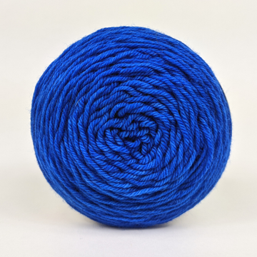 Knitcircus Yarns: Blue Radley 50g Kettle-Dyed Semi-Solid skein, Greatest of Ease, ready to ship yarn