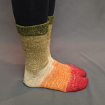 Knitcircus Yarns: Spice Spice Baby Panoramic Gradient Matching Socks Set, dyed to order yarn