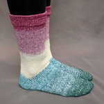 Knitcircus Yarns: Jingle Bells Panoramic Gradient Matching Socks Set, dyed to order yarn