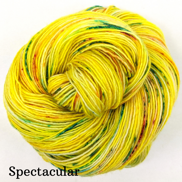 Knitcircus Yarns: Pineapple Under the Sea Speckled Skeins, dyed to order yarn