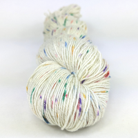 Knitcircus Yarns: Over the Rainbow 100g Speckled Handpaint skein, Sparkle, ready to ship yarn
