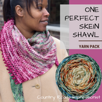 One Perfect Skein Shawl Yarn Pack, pattern not included, ready to ship