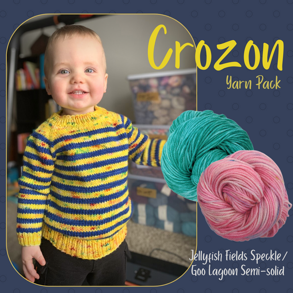 Crozon Yarn Pack, pattern not included, dyed to order