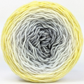 Knitcircus Yarns: Mellow Grellow 100g Panoramic Gradient, Daring, ready to ship yarn
