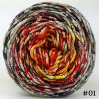 Knitcircus Yarns: Eye of Sauron 100g Impressionist Gradient, Tremendous, choose your cake, ready to ship yarn