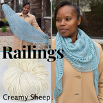 Railings Shawl Kit, dyed to order