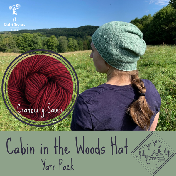 Cabin in the Woods Yarn Pack, pattern not included, ready to ship