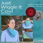 Just Wiggle It Cowl Yarn Pack, pattern not included, ready to ship