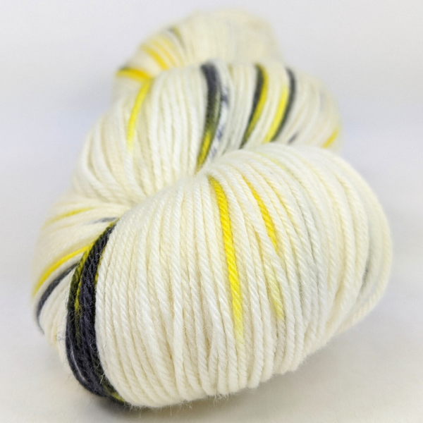 Knitcircus Yarns: Flight of the Bumblebee 100g Speckled Handpaint skein, Greatest of Ease, ready to ship yarn