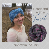 Headband With a Twist Yarn Pack, pattern not included, ready to ship