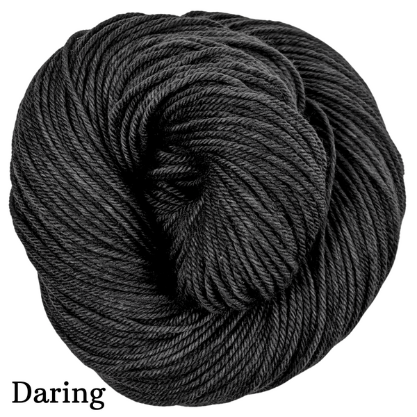 Knitcircus Yarns: Quoth the Raven Kettle-Dyed Semi-Solid skeins, dyed to order yarn