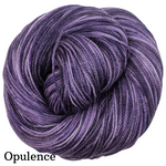 Knitcircus Yarns: Grape Stomping Speckled Skeins, dyed to order yarn