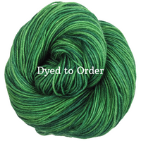 Knitcircus Yarns: Defying Gravity Kettle-Dyed Semi-Solid skeins, dyed to order yarn
