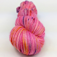 Knitcircus Yarns: Center of Attention 100g Speckled Handpaint skein, Breathtaking BFL, ready to ship yarn
