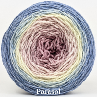 Knitcircus Yarns: Wallflower Panoramic Gradient, dyed to order yarn