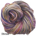 Knitcircus Yarns: Scary Godmother Speckled Handpaint Skeins, dyed to order yarn