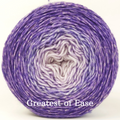 Knitcircus Yarns: Violets Are Purple Chromatic Gradient, various bases and sizes, ready to ship - SALE - SECONDS