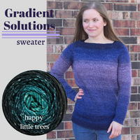 Gradient Solutions Sweater Yarn Pack, pattern not included, dyed to order