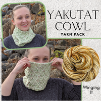 Yakutat Cowl Yarn Pack, pattern not included, dyed to order