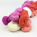 Knitcircus Yarns: Lesbian Flag: Pride Pack Skein Bundle, various bases and sizes, dyed to order