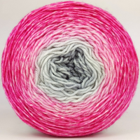 Knitcircus Yarns: Think Pink! 100g Panoramic Gradient, Greatest of Ease, ready to ship yarn