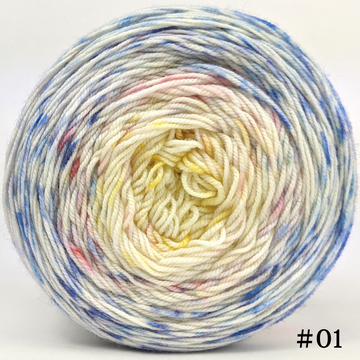 Knitcircus Yarns: Bundle of Joy 100g Impressionist Gradient, Trampoline, choose your cake, ready to ship yarn