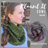 Flaunt It Cowl Yarn Pack, pattern not included, ready to ship