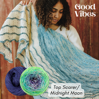 Good Vibes Shawl Yarn Pack, pattern not included, dyed to order