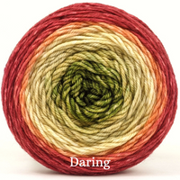 Knitcircus Yarns: Spice Spice Baby Panoramic Gradient, dyed to order yarn