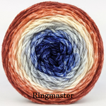 Knitcircus Yarns: Bad Moon on the Rise Panoramic Gradient, dyed to order yarn