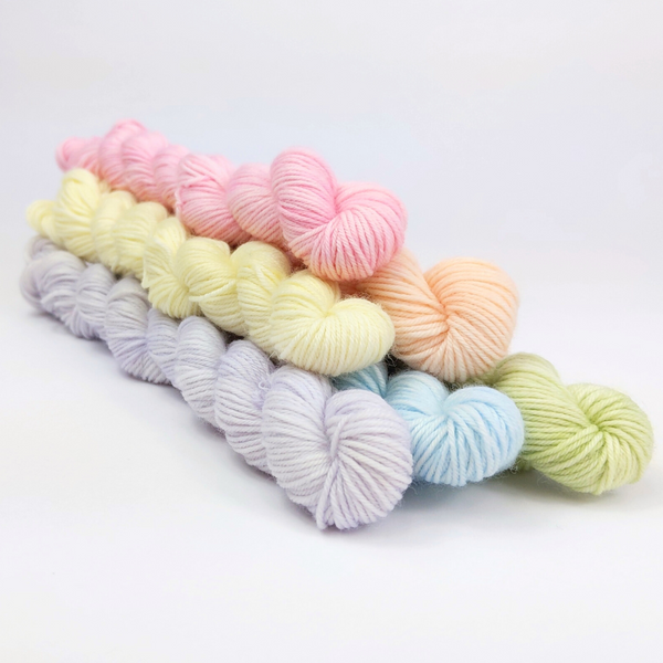 Knitcircus Yarns: Bundle of Joy Skein Bundle, various bases and sizes, dyed to order