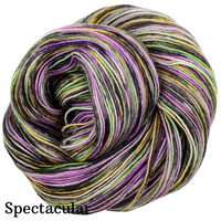 Knitcircus Yarns: Smell My Feet Speckled Skeins, ready to ship yarn