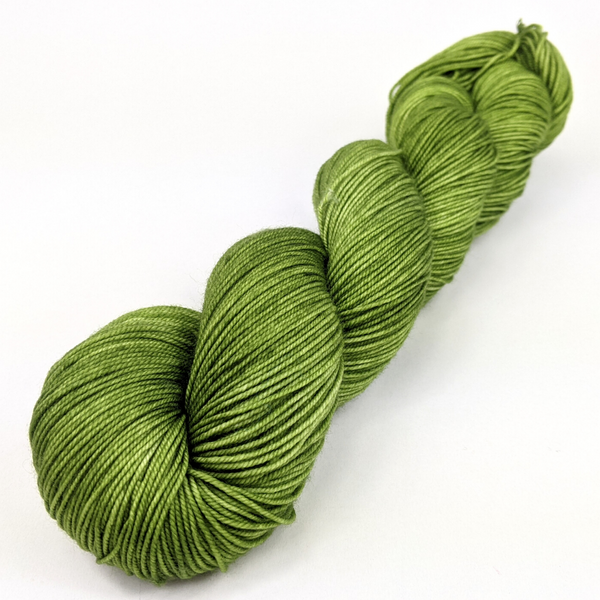 Knitcircus Yarns: In a Pickle 100g Kettle-Dyed Semi-Solid skein, Trampoline, ready to ship yarn