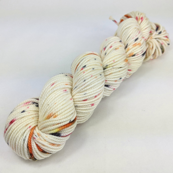 Knitcircus Yarns: Cute as a Bug 100g Speckled Handpaint skein, Tremendous, ready to ship yarn