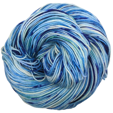 Knitcircus Yarns: Strut Your Stuff 100g Speckled Handpaint skein, Trampoline, ready to ship yarn